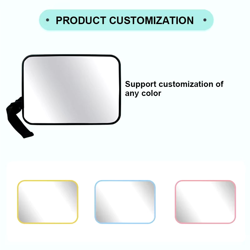 SEAMETAL Car Rear Seat Baby Mirror Adjustable Wide Angle Seat Safety Rearview Observation Mirror Car Baby/Child Interior Mirror
