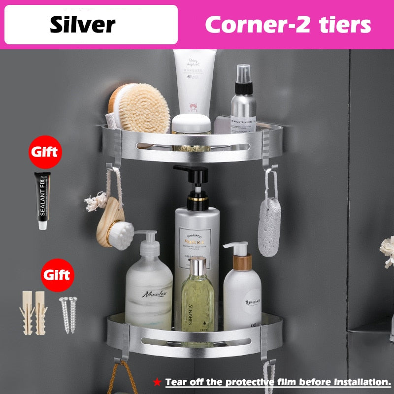 Bathroom Shelf Organizer Storage Rack-1