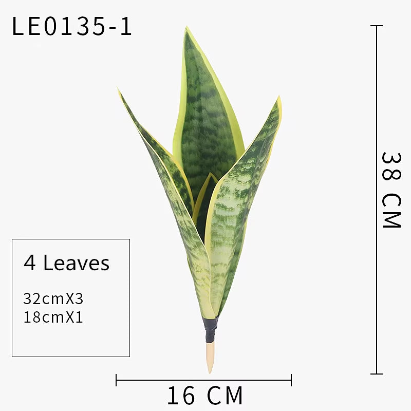 Artificial Plants Realistic Succulents Indoor and Outdoor Aloe Vera Tropical Fake Long Leaves Room Decoration Accessories