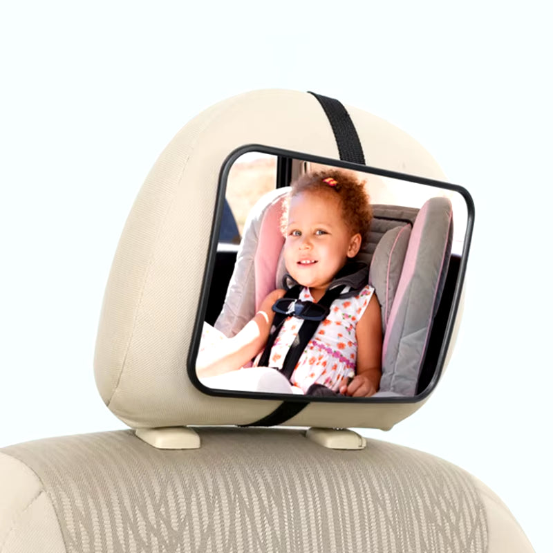SEAMETAL Car Rear Seat Baby Mirror Adjustable Wide Angle Seat Safety Rearview Observation Mirror Car Baby/Child Interior Mirror